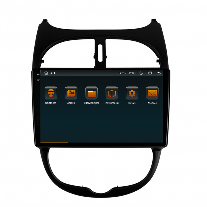 Navigatie Android 13 2K Peugeot 206 4+64GB | AutoDrop.ro [4]