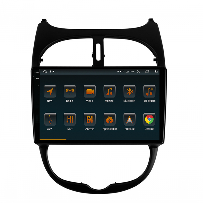 Navigatie Android 13 2K Peugeot 206 4+64GB | AutoDrop.ro [3]