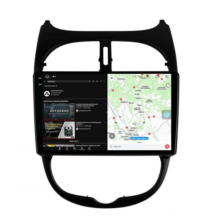 Navigatie Android 13 2K Peugeot 206 8+256GB | AutoDrop.ro [5]