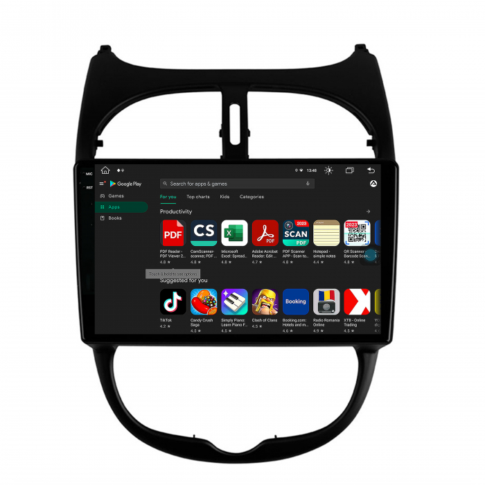 Navigatie Android 13 2K Peugeot 206 8+256GB | AutoDrop.ro [12]