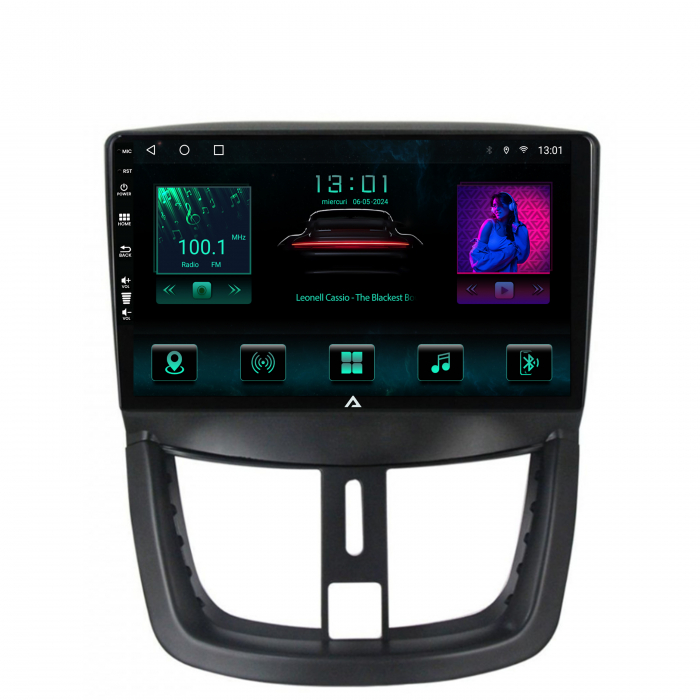 Navigatie Android 12 Peugeot 207 6+128GB | AutoDrop.ro [2]