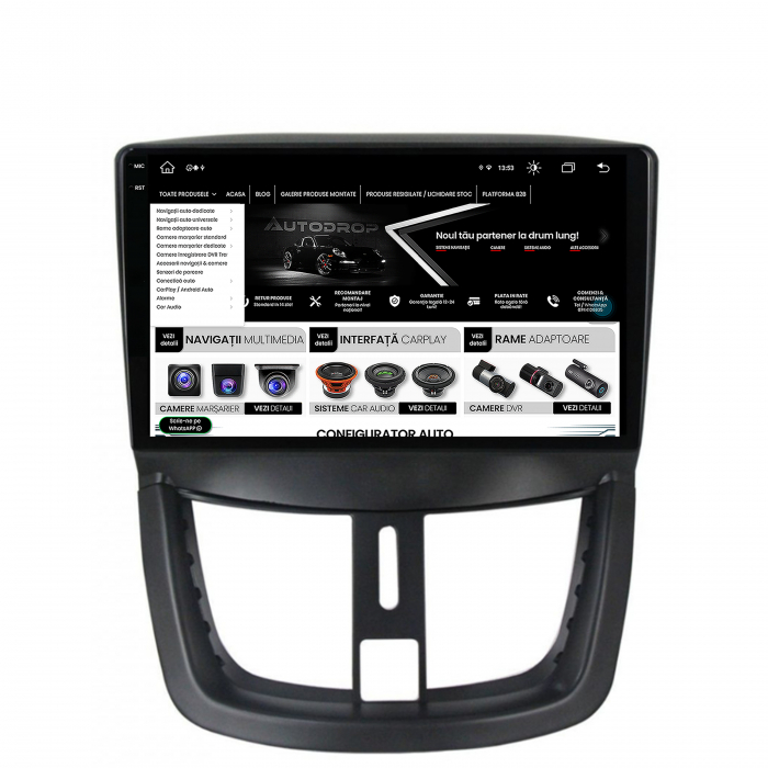 Navigatie Android 2K 13 Peugeot 207 8+256GB | AutoDrop.ro [10]