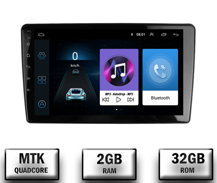 Navigatie Peugeot 307 cu Android 2+32GB | AutoDrop.ro [1]