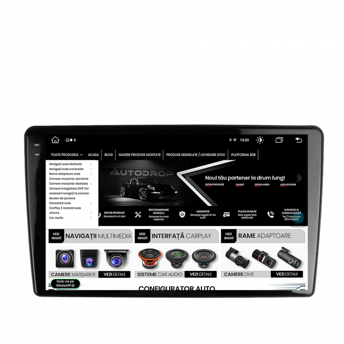 Navigatie Android 2K 13 Peugeot 307 4+64GB | AutoDrop.ro [11]