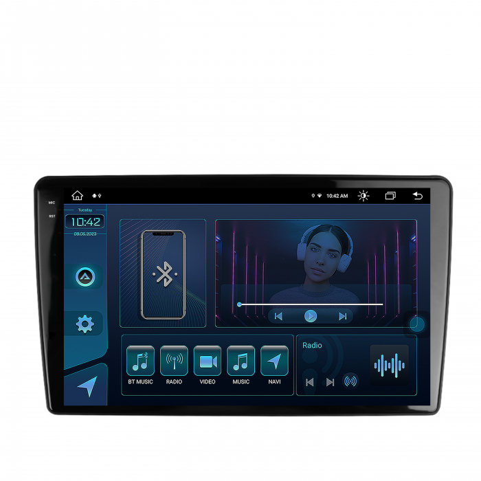Navigatie Dedicata 2K Peugeot 307 Android 8GB | AutoDrop.ro [2]