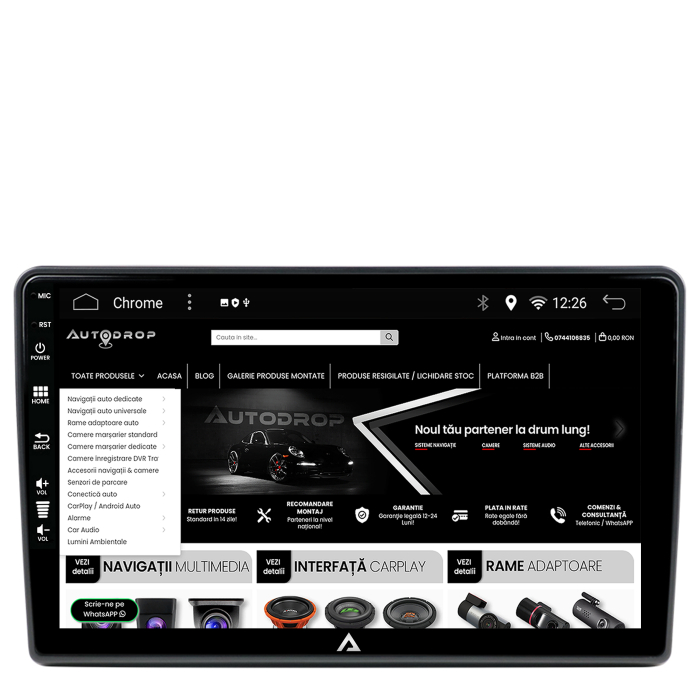 Navigatie Android Peugeot 308 2012-2017 4GB | AutoDrop.ro [5]