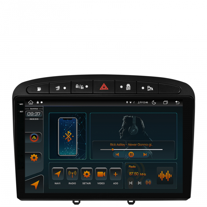 Navigatie Android 2K 13 Peugeot 308/408 4GB | AutoDrop.ro [2]
