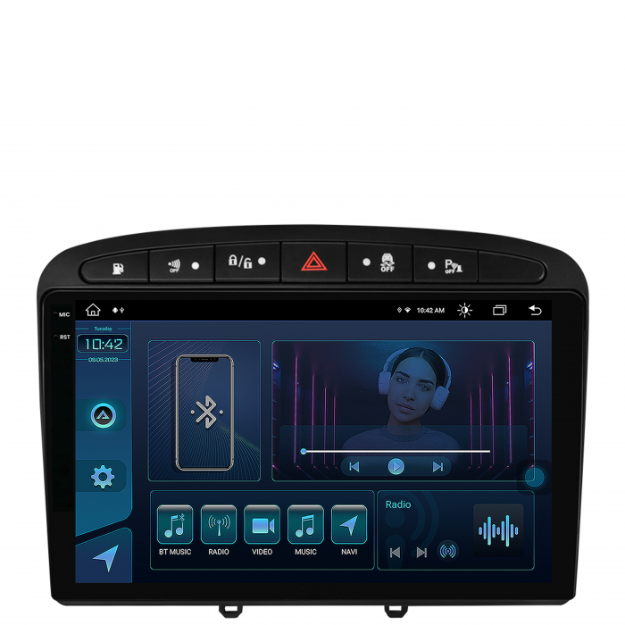 Navigatie Android 2K 13 Peugeot 308/408 8GB | AutoDrop.ro [2]