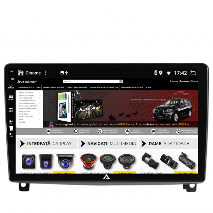 Navigatie Peugeot 407 Android 4+64GB AD-BGQ | AutoDrop.ro [8]