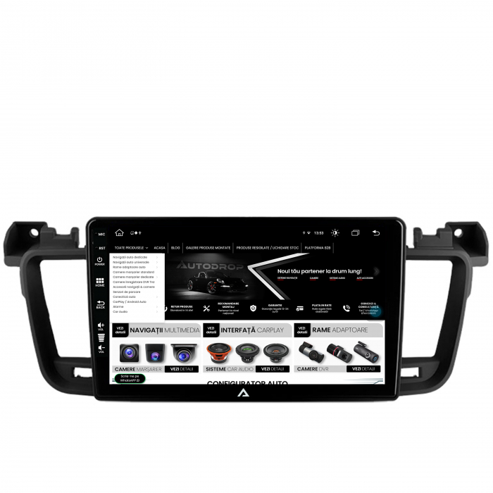 Navigatie Android 13 Peugeot 508 8GB | AutoDrop.ro [5]