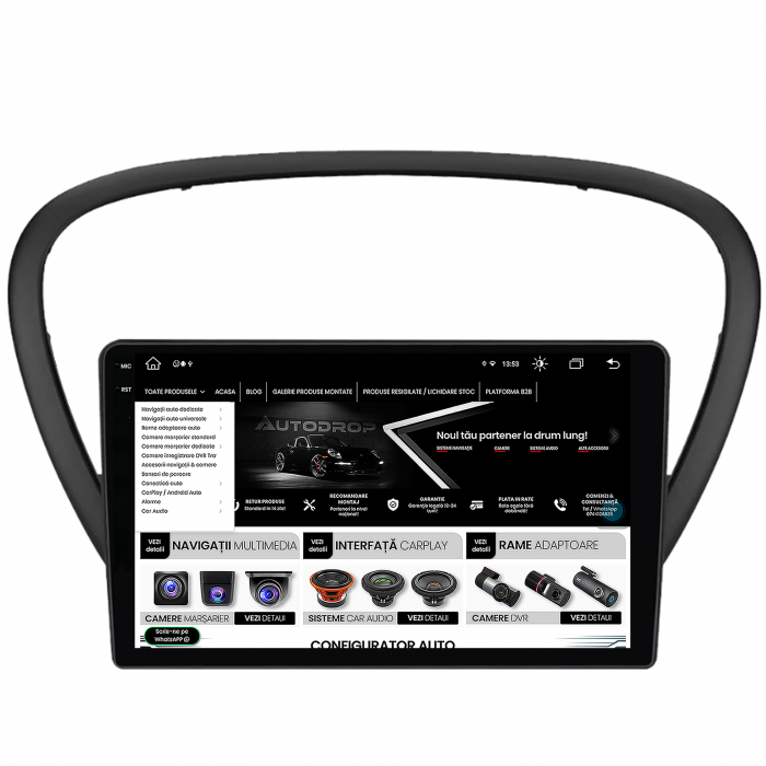 Navigatie Peugeot 607 Android 4+64GB AD-BGV | AutoDrop.ro [8]