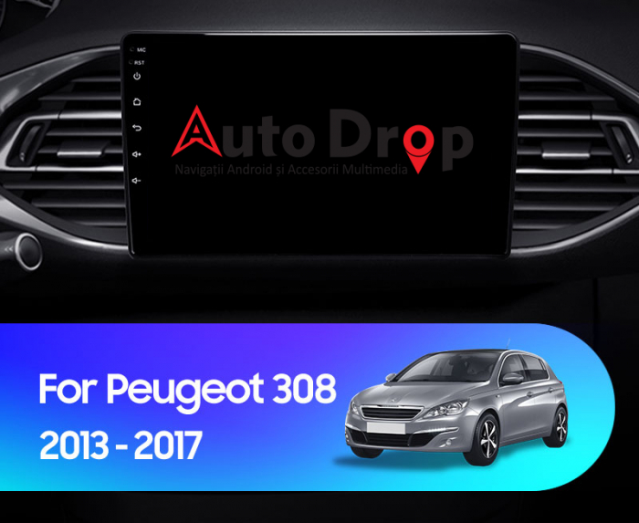 Navigatie Android Peugeot 308 2012-2017 1GB | AutoDrop.ro [16]