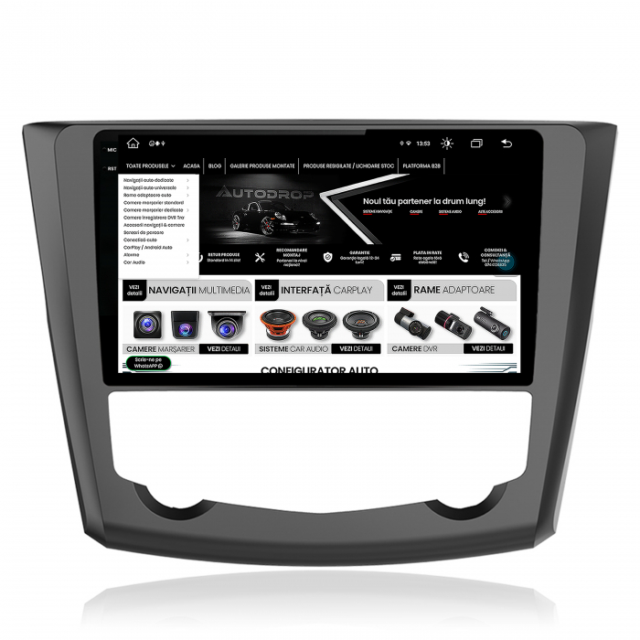 Navigatie 2K Android 13 Renault Kadjar 8+256GB | AutoDrop.ro [8]