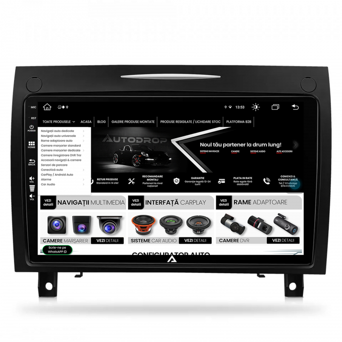 Navigatie Benz SLK (2006-2010), 8+256GB | AutoDrop.ro [4]