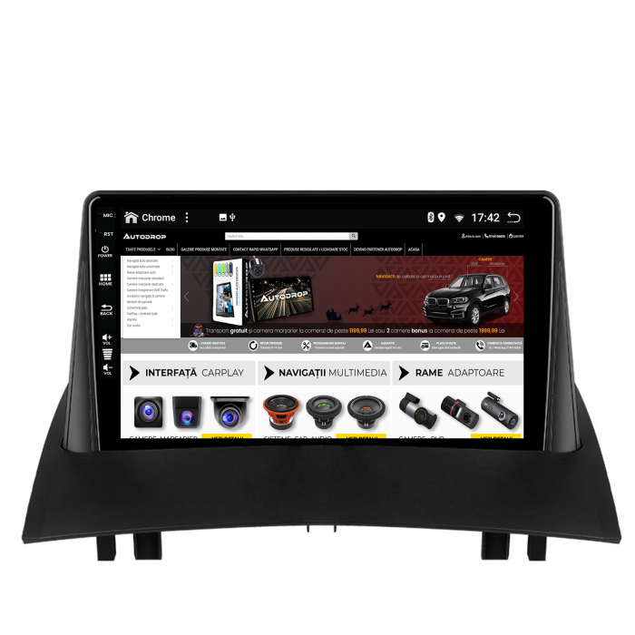 Navigatie Android 12 Renault Megane 2 9" QLED | AutoDrop.ro [8]