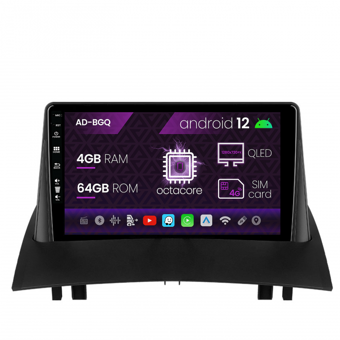 Navigatie Android 12 Renault Megane 2 9" QLED | AutoDrop.ro [2]