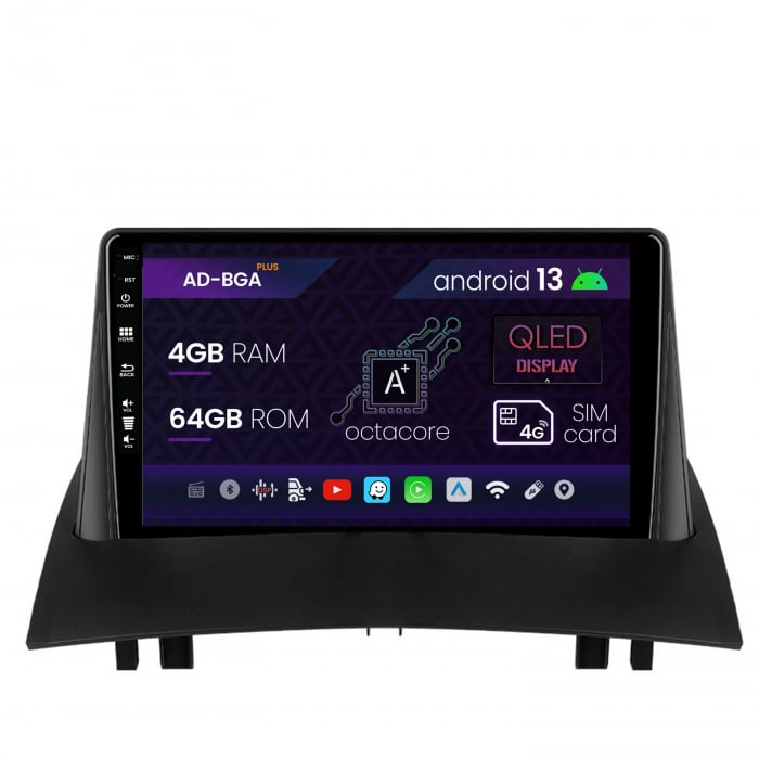 Navigatie  Android 13 Renault Megane 2 4+64 | AutoDrop.ro [2]