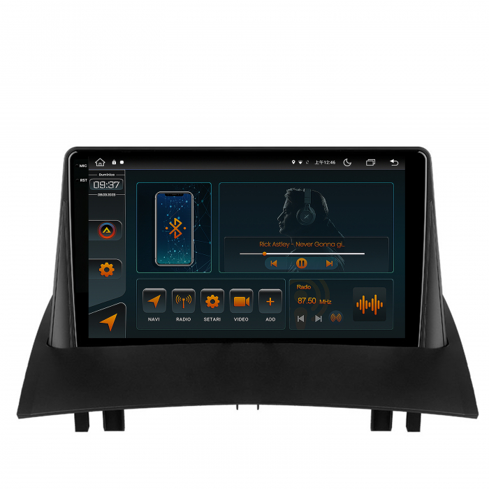 Navigatie 2K Android 13 Renault Megane 2 4GB 9" | AutoDrop.ro [2]