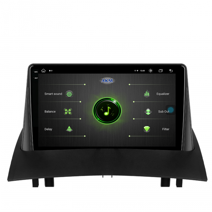 Navigatie 2K Android 13 Renault Megane 2 4GB 9" | AutoDrop.ro [12]