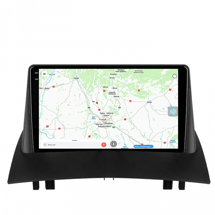Navigatie 2K Android 13 Renault Megane 2 8GB 9" | AutoDrop.ro [9]