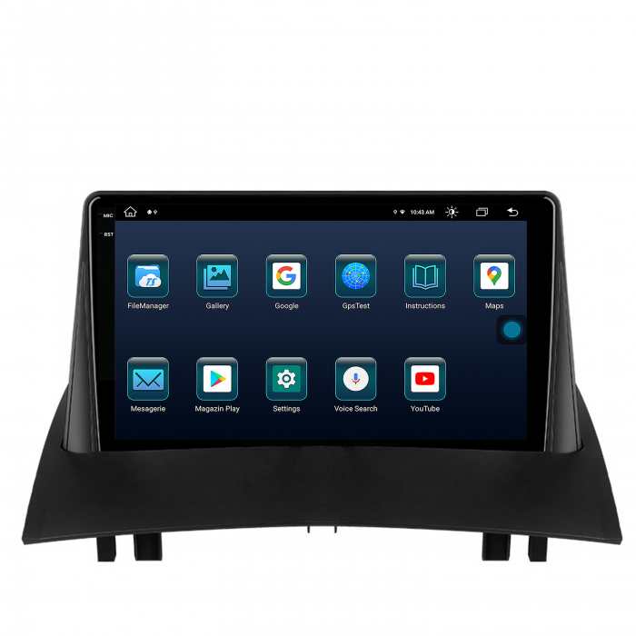 Navigatie 2K Android 13 Renault Megane 2 8GB 9" | AutoDrop.ro [4]