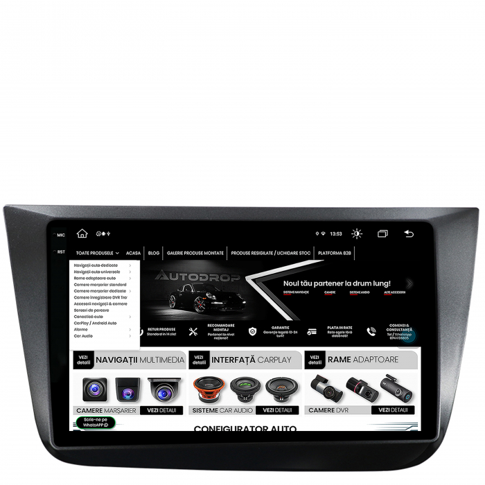 Navigatie Android 13 Seat Altea / Toledo 4GB | AutoDrop.ro [14]