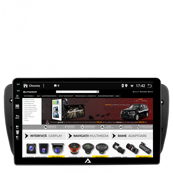 Navigatie Android 12 Seat Ibiza 4GB QLED | AutoDrop.ro [11]