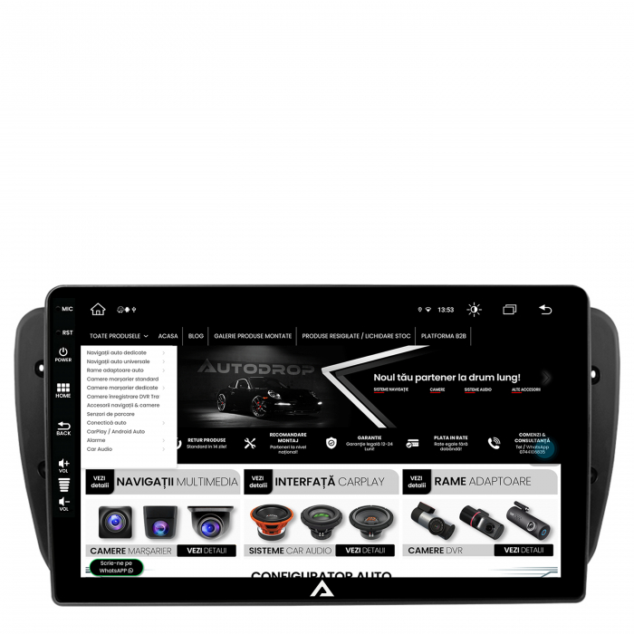 Navigatie Android 13 Seat Ibiza 8+256GB | AutoDrop.ro [5]