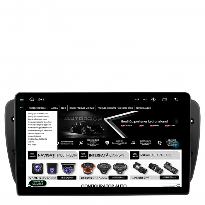 Navigatie Android 13 Seat Ibiza 8+256GB | AutoDrop.ro [12]