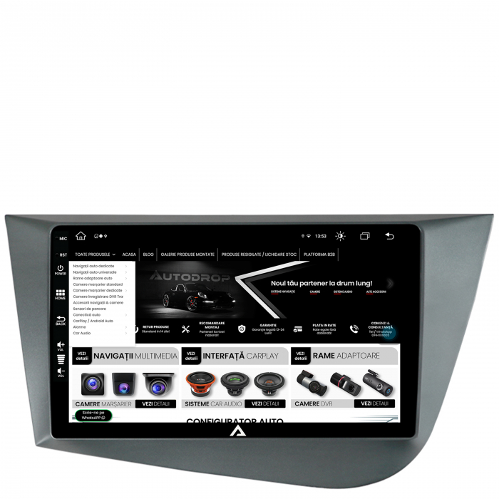 Navigatie Android 13 Seat Leon 8+256GB | AutoDrop.ro [4]