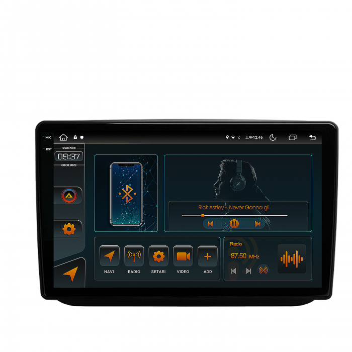 Navigatie 2K Android 13 Skoda Fabia 4+64GB | AutoDrop.ro [2]