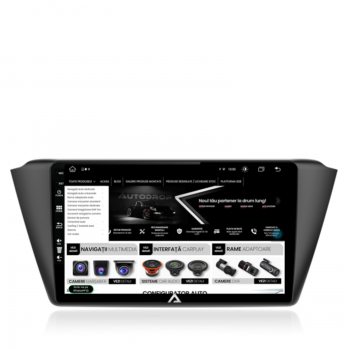 Navigatie Android Skoda Fabia 3 2015+ 8GB | AutoDrop.ro [8]