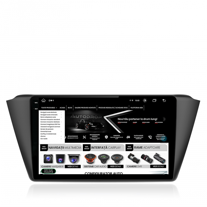 Navigatie Android 2K Skoda Fabia 3 2015+ 8GB | AutoDrop.ro [9]