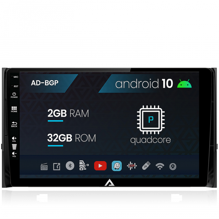 Navigatie skoda kodiaq, android 10, p-quadcore 2gb ram + 32gb rom, 10.1 inch - ad-bgp10002+ad-bgrkit028