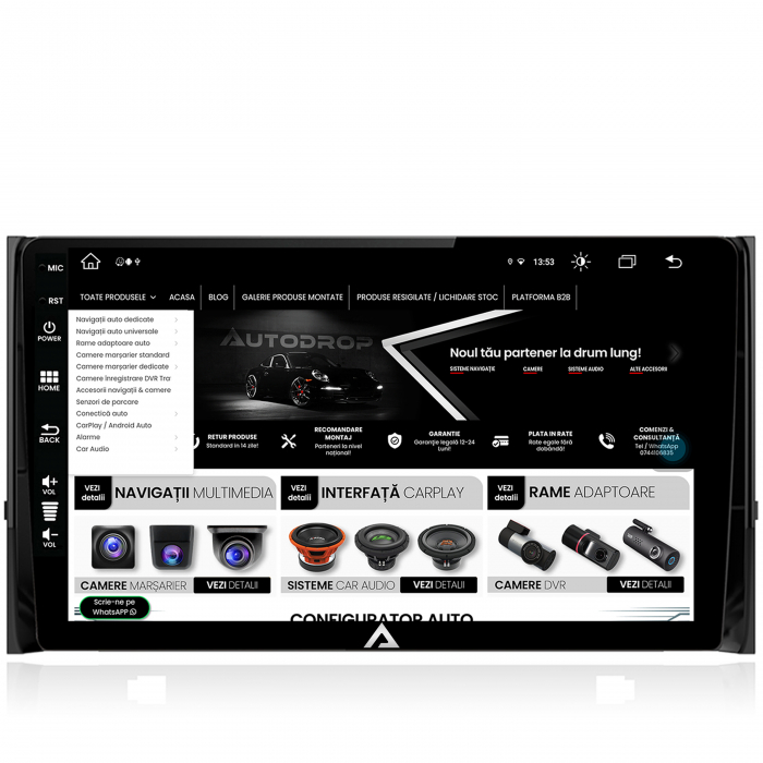 Navigatie Android 13 Skoda Kodiaq 8GB | AutoDrop.ro [6]