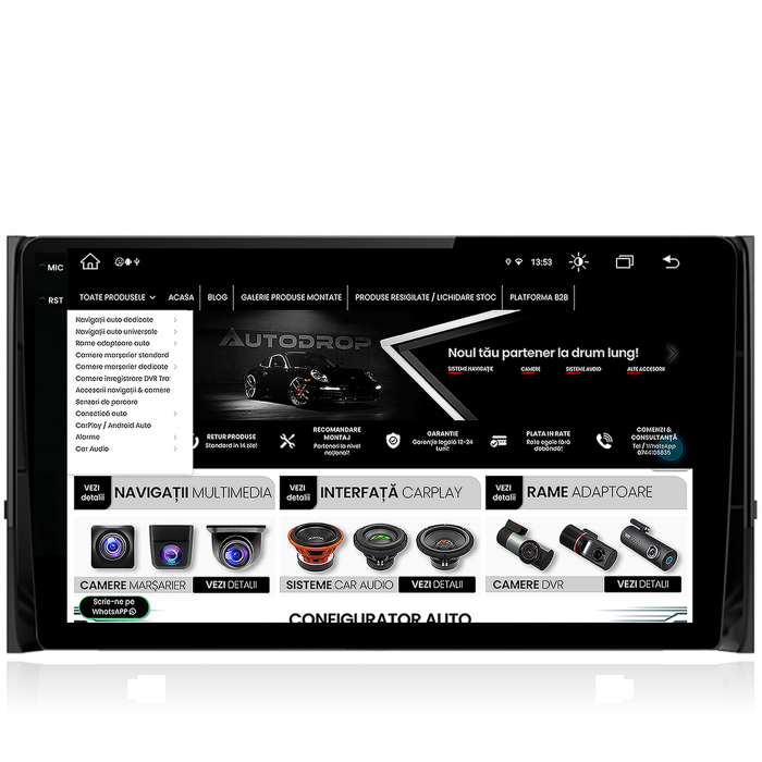 Navigatie Android 13 2K Skoda Kodiaq 8GB | AutoDrop.ro [9]