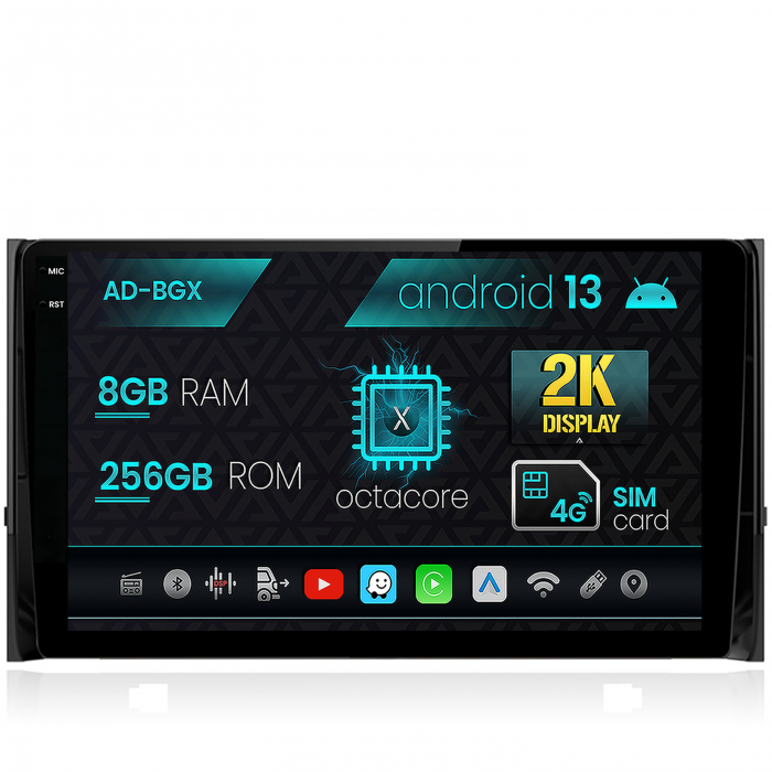 Navigatie Skoda Kodiaq, Android 13, X-Octacore 8GB RAM + 256GB ROM, 10.36 Inch - AD-BGX10008+AD-BGRKIT028