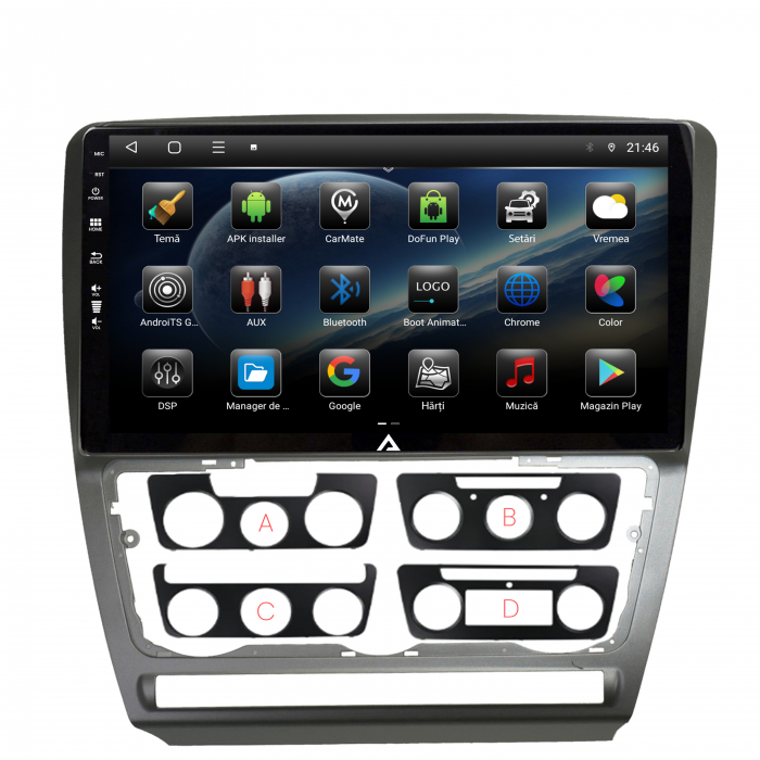 Navigatie Skoda Octavia 2 10Inch Android | AutoDrop.ro [3]