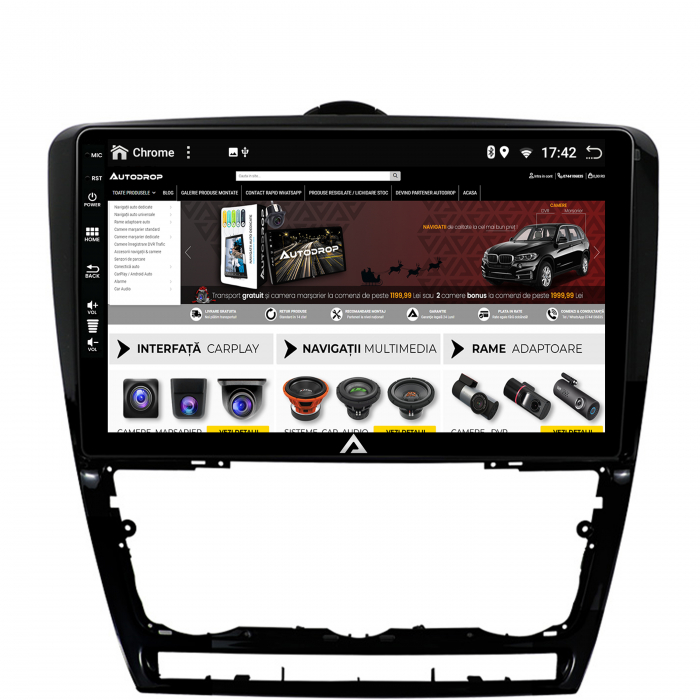 Navigatie QLED Android 12 Skoda Octavia 2 | AutoDrop.ro [9]