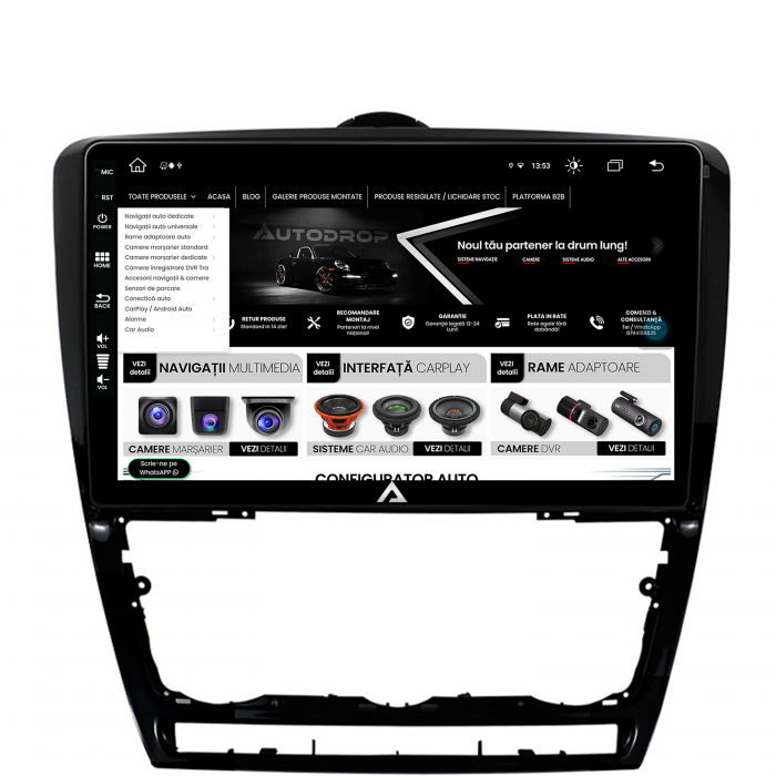 Navigatie Android 13 Skoda Octavia 2 8GB | AutoDrop.ro [9]