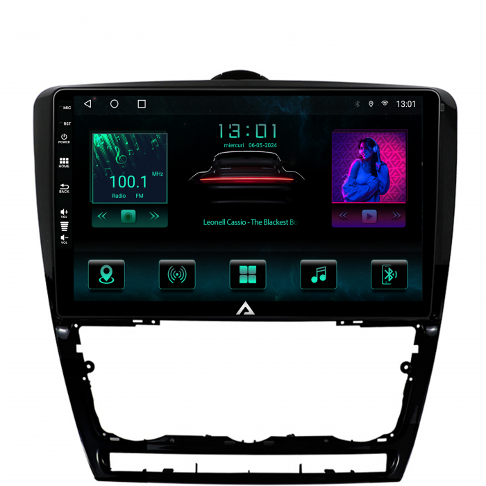 Navigatie Android 12 Skoda Octavia 2 AD-BGB | AutoDrop.ro [2]