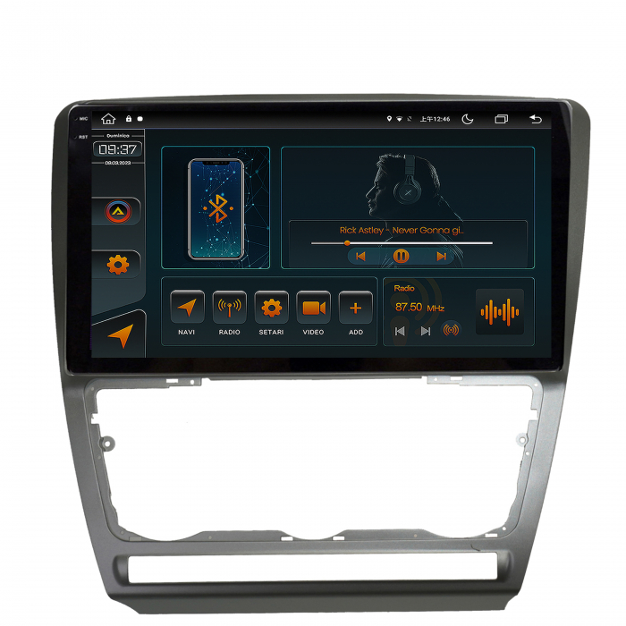 Navigatie Android 13 2K Skoda Octavia 2 4GB | AutoDrop.ro [2]