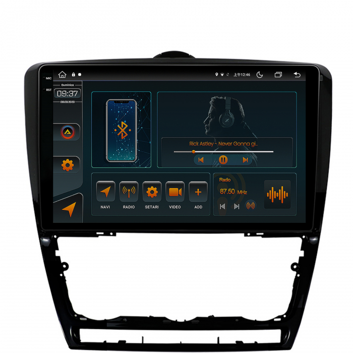 Navigatie Android 13 2K Skoda Octavia 2 4GB | AutoDrop.ro [2]
