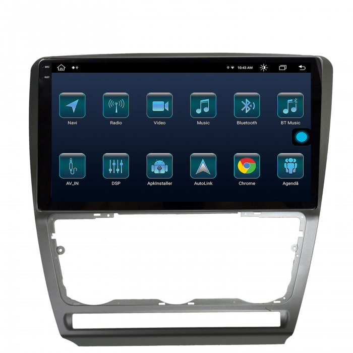 Navigatie Android 13 2K Skoda Octavia 2 8GB | AutoDrop.ro [3]