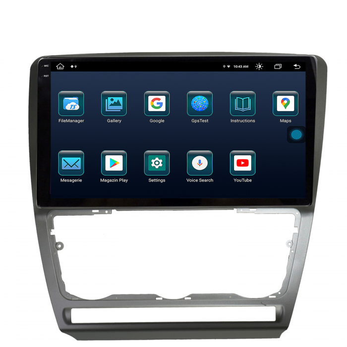 Navigatie Android 13 2K Skoda Octavia 2 8GB | AutoDrop.ro [4]