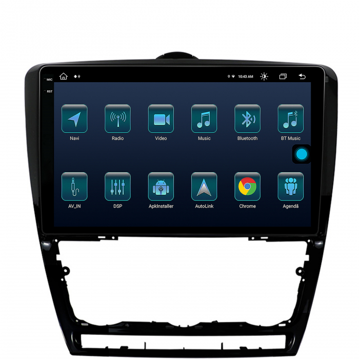 Navigatie Android 13 2K Skoda Octavia 2 8GB | AutoDrop.ro [3]