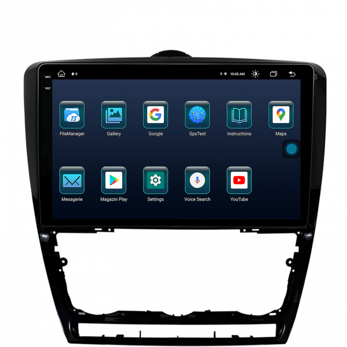 Navigatie Android 13 2K Skoda Octavia 2 8GB | AutoDrop.ro [4]