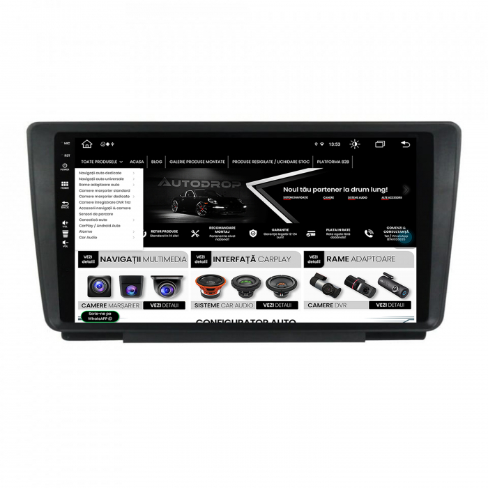 Navigatie Android 13 Skoda Octavia 2 8GB | AutoDrop.ro [4]