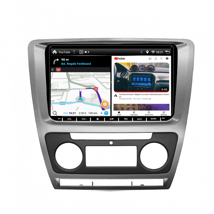 Navigatie Skoda Octavia 2 Facelift Climatronic - Autodrop.ro [7]