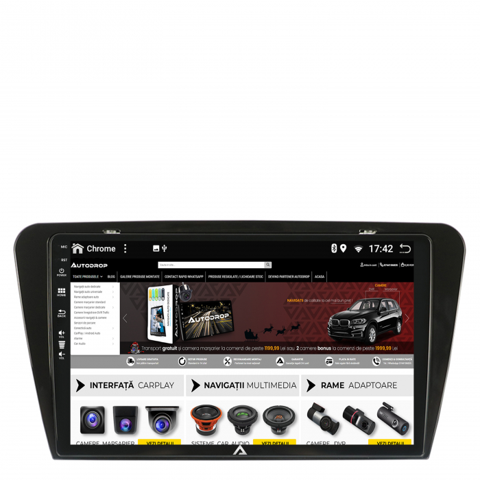 Navigatie Android 12 Skoda Octavia 3 QLED | AutoDrop.ro [10]